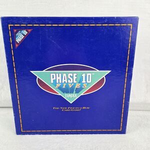 Vintage 1993 Phase 10 Fives Board Game Fundex Complete With Instructions